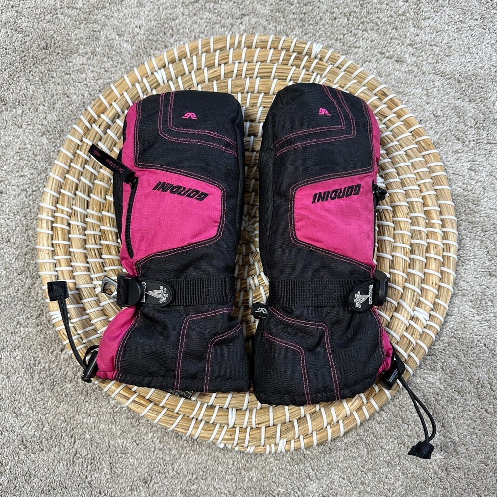 Gordini Women’s Juniors Standard Ultra DriMax Gauntlet Mitten Ski Black Pink M
